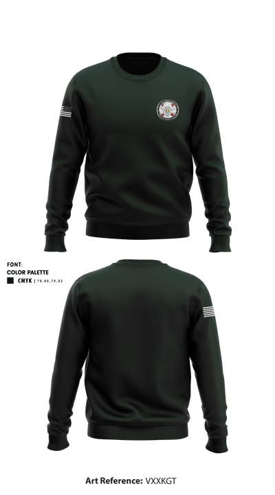 Bay Minette Police Department 59231625 Crew Neck Sweatshirt - 1