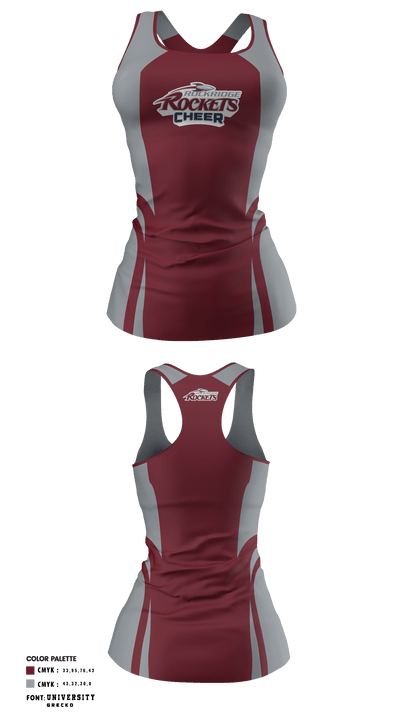 Rockridge High School Cheer 75041057 Tank Top - 1