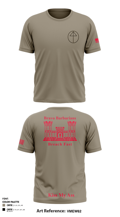 B 104th 82799853 Short Sleeve Performance Shirt - 4