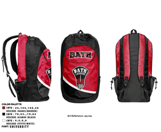 Gear Bag, Bathlacrosse, Men's Lacrosse, Teamtime, Team time, sublimation, custom sports apparel, team uniforms, spirit wear, spiritwear, sports uniforms, custom shirts, team store, custom team store, fundraiser sports, apparel fundraiser