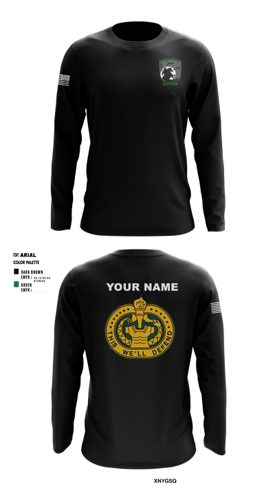 D Co 2-13th AVN REGT 26702152 Long Sleeve Performance Shirt - 4