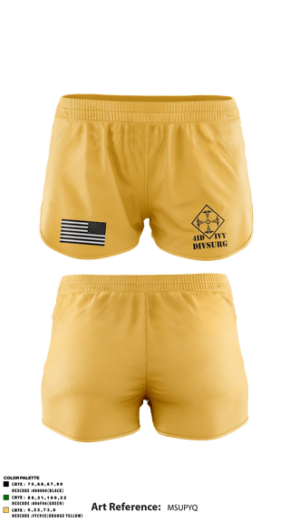 Track Shorts, DIVSURG, 4ID, Army, Teamtime, Team time, sublimation, custom sports apparel, team uniforms, spirit wear, spiritwear, sports uniforms, custom shirts, team store, custom team store, fundraiser sports, apparel fundraiser