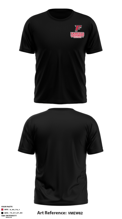 Fairfield University Volleyball 10827047 Short Sleeve Performance Shirt - 5