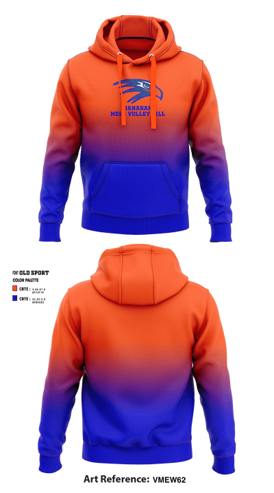 Hanahan High School Volleyball 70670529 Hoodie - 1