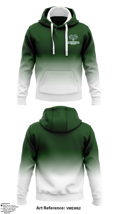 Pine-Richland High School Tennis 84993551 Hoodie - 1