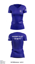 Raven Drone Solutions 1320053 Women's Short Sleeve V-neck Shirt - 1