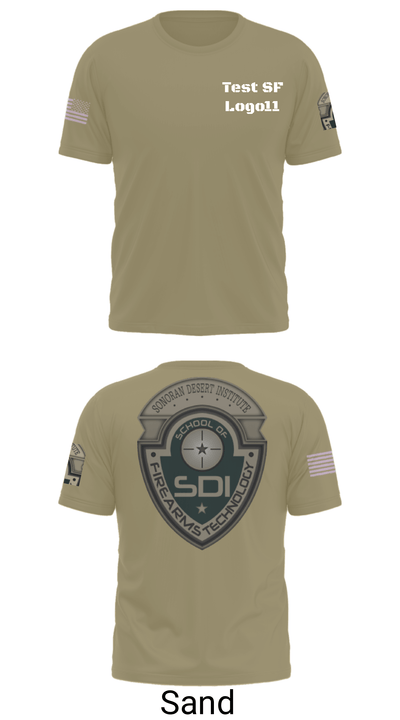 Test SF Logo 16004450 Short Sleeve Performance Shirt - 4