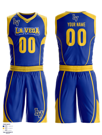 La Vega High School Basketball 50717408 Basketball Uniform - 1