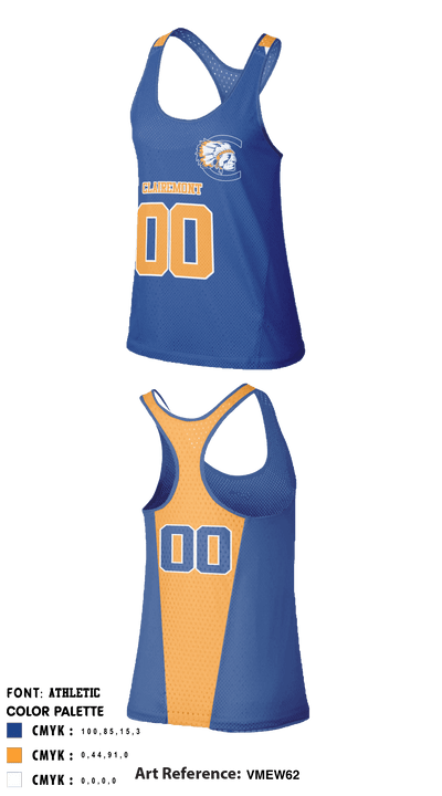 Clairemont High School Field Hockey 33001144 Tank Top - 1