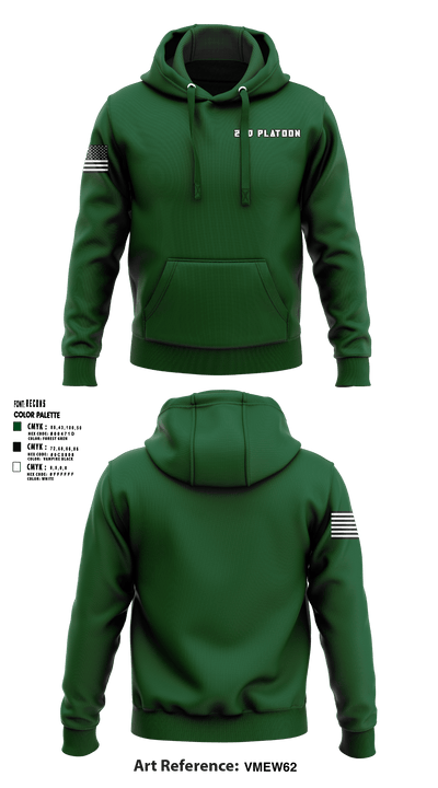 2nd platoon 26991746 Hoodie - 1