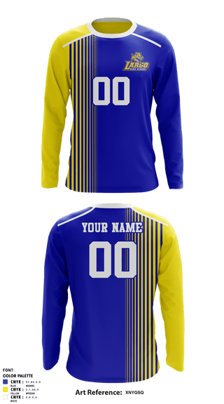 Long Sleeve Performance Shirt, Largo High School Volleyball, Men's Volleyball, Teamtime, Team time, sublimation, custom sports apparel, team uniforms, spirit wear, spiritwear, sports uniforms, custom shirts, team store, custom team store, fundraiser sports, apparel fundraiser