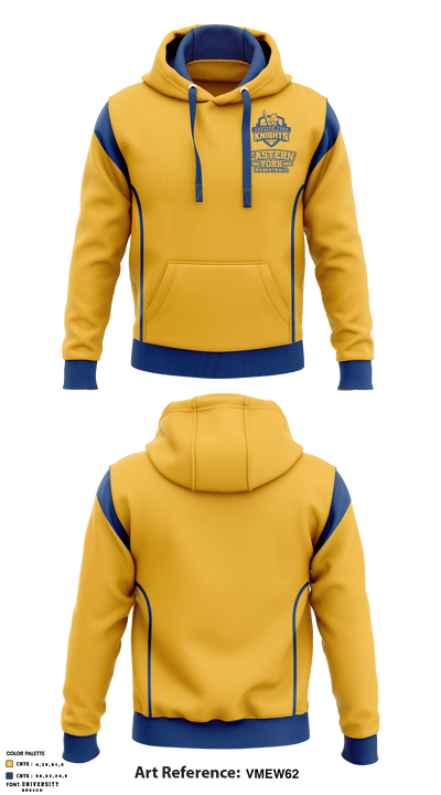Eastern York High School Basketball 21112813 Hoodie - 1