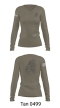 MASS-1 95800684 Women's Long Sleeve V-neck Shirt - 41