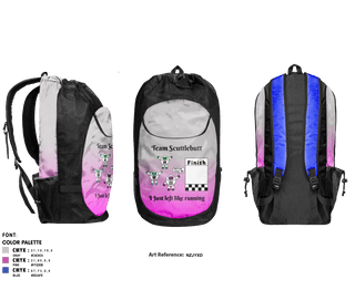 Gear Bag, Team Scuttlebutt, Cross Country, Teamtime, Team time, sublimation, custom sports apparel, team uniforms, spirit wear, spiritwear, sports uniforms, custom shirts, team store, custom team store, fundraiser sports, apparel fundraiser