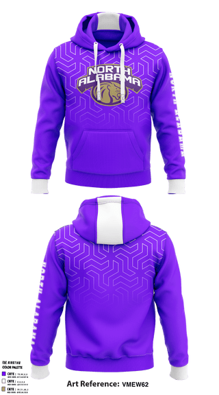 Hoodie, University of North Alabama Golf, Golf, Teamtime, Team time, sublimation, custom sports apparel, team uniforms, spirit wear, spiritwear, sports uniforms, custom shirts, team store, custom team store, fundraiser sports, apparel fundraiser