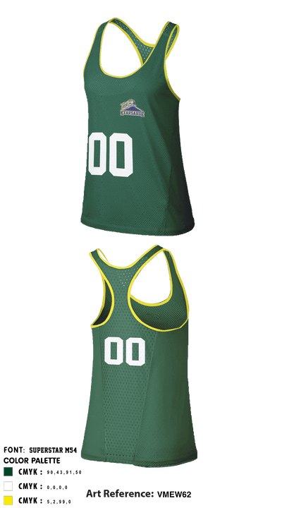 Keuka College Field Hockey 8220060 Tank Top - 1