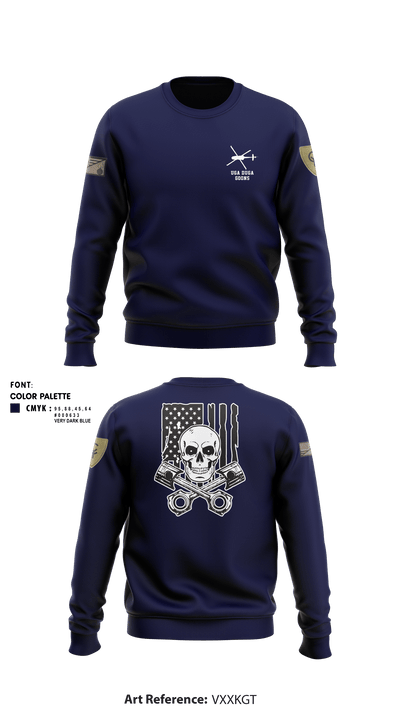 137th Echo Company 62214635 Crew Neck Sweatshirt - 1