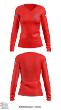 3BEB, Bad Co 50858334 Women's Long Sleeve V-neck Shirt - 1