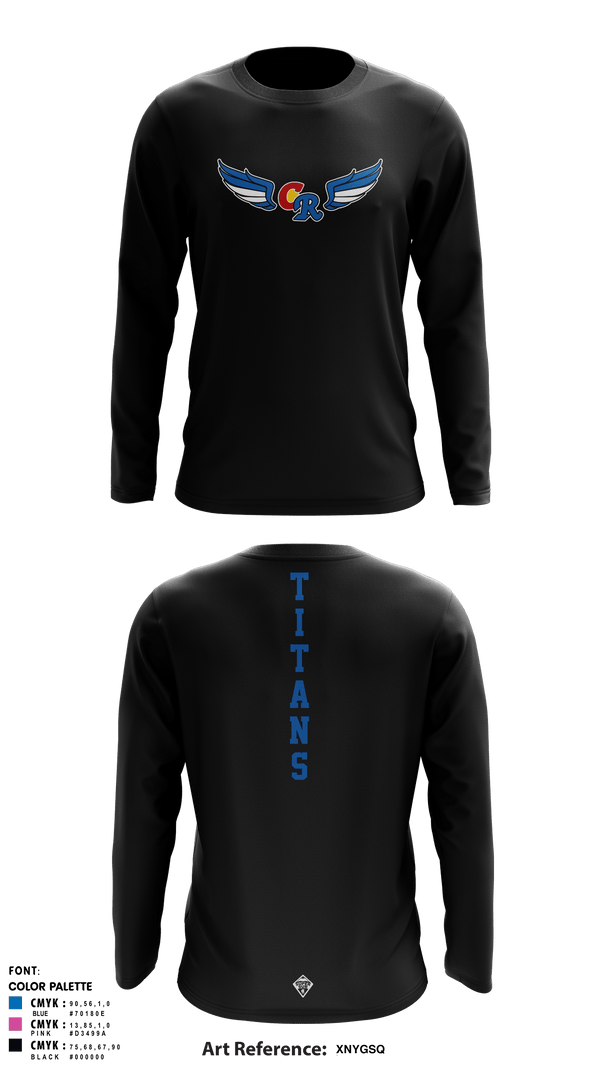 Long Sleeve Performance Shirt, Coal Ridge HS Track & Field, Track & Field, Teamtime, Team time, sublimation, custom sports apparel, team uniforms, spirit wear, spiritwear, sports uniforms, custom shirts, team store, custom team store, fundraiser sports, apparel fundraiser