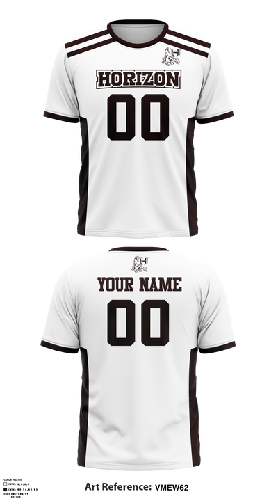 Horizon High School Football 52887168 Short Sleeve Performance Shirt - 1