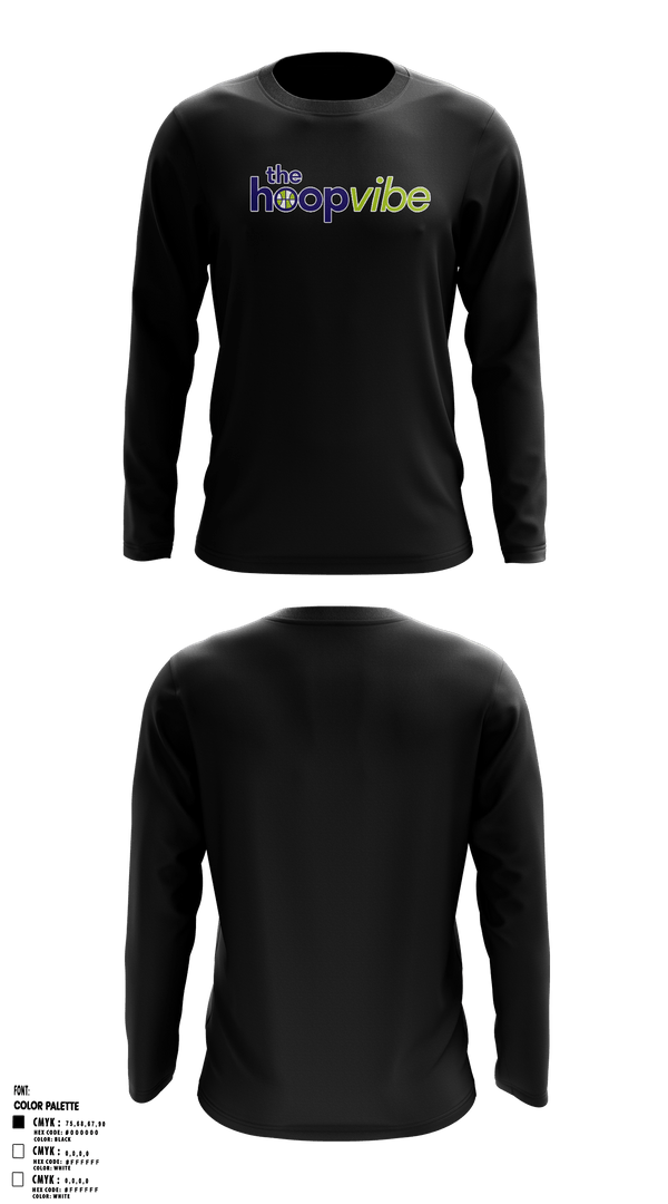 Long Sleeve Performance Shirt, The Hoop Vibe, Men's Basketball, Teamtime, Team time, sublimation, custom sports apparel, team uniforms, spirit wear, spiritwear, sports uniforms, custom shirts, team store, custom team store, fundraiser sports, apparel fundraiser
