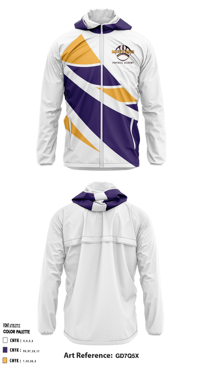 Mustang Football Academy 14868891 Windbreaker - 1