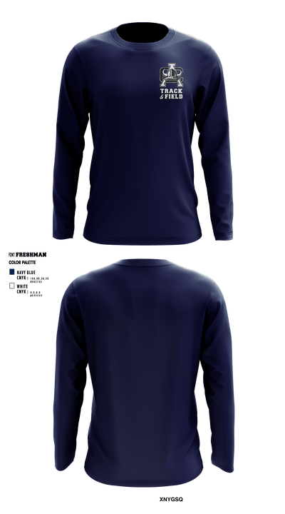 Atlantic City Track & Field 37001507 Long Sleeve Performance Shirt - 2