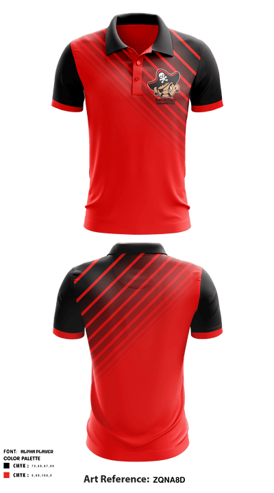 Palatine High School Gymnastics 67356339 Short Sleeve Performance Polo - 1