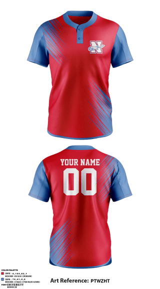 Two Button Softball Jersey, North Stanly High School Softball, Softball, Teamtime, Team time, sublimation, custom sports apparel, team uniforms, spirit wear, spiritwear, sports uniforms, custom shirts, team store, custom team store, fundraiser sports, apparel fundraiser