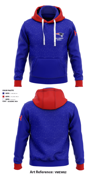 Hoodie, Hillcrest High School Baseball, Baseball, Teamtime, Team time, sublimation, custom sports apparel, team uniforms, spirit wear, spiritwear, sports uniforms, custom shirts, team store, custom team store, fundraiser sports, apparel fundraiser