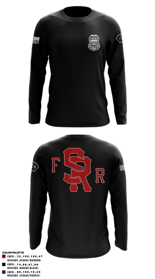 Long Sleeve Performance Shirt, , Fire Department, Teamtime, Team time, sublimation, custom sports apparel, team uniforms, spirit wear, spiritwear, sports uniforms, custom shirts, team store, custom team store, fundraiser sports, apparel fundraiser