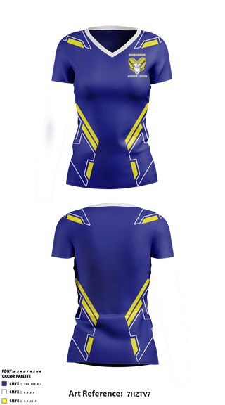 Women's Short Sleeve Vneck Shirt, Robinson Secondary School Soccer, Women's Soccer, Teamtime, Team time, sublimation, custom sports apparel, team uniforms, spirit wear, spiritwear, sports uniforms, custom shirts, team store, custom team store, fundraiser sports, apparel fundraiser