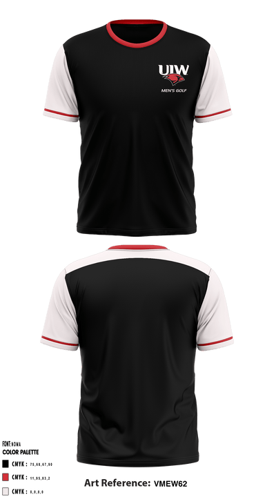 UIW Golf 52916961 Short Sleeve Performance Shirt - 1