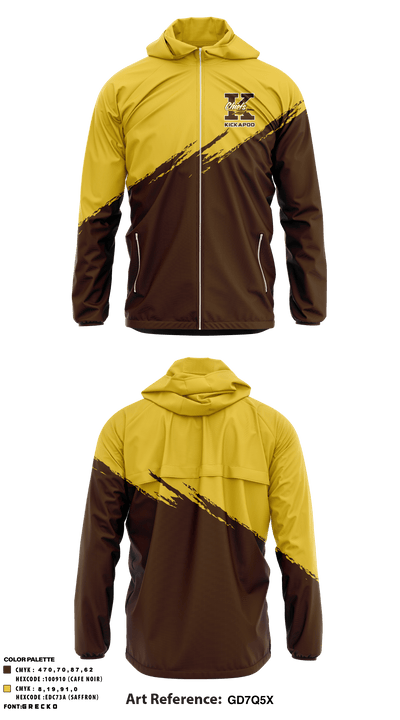 Kickapoo High School E-Sports 69318516 Windbreaker - 1