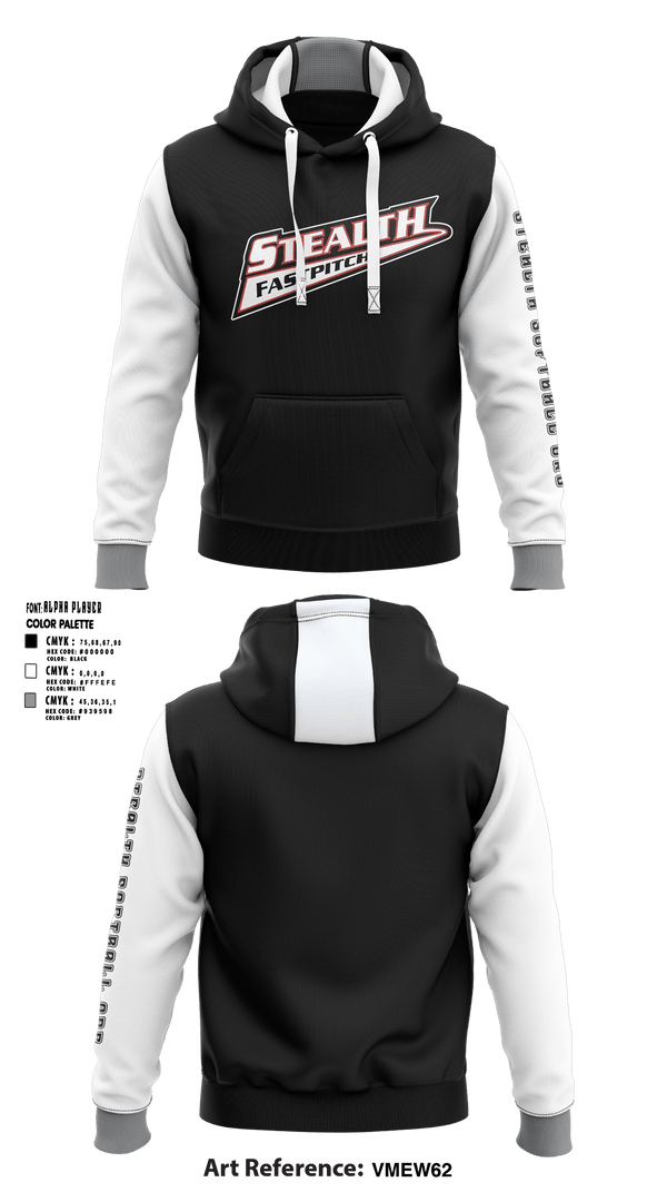 Hoodie, Stealth Softball Org, Softball, Teamtime, Team time, sublimation, custom sports apparel, team uniforms, spirit wear, spiritwear, sports uniforms, custom shirts, team store, custom team store, fundraiser sports, apparel fundraiser