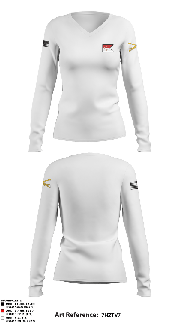 Women's Long Sleeve Vneck Shirt, , Army, Teamtime, Team time, sublimation, custom sports apparel, team uniforms, spirit wear, spiritwear, sports uniforms, custom shirts, team store, custom team store, fundraiser sports, apparel fundraiser