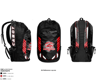 Gear Bag, Cabot High School Soccer, Women's Soccer, Teamtime, Team time, sublimation, custom sports apparel, team uniforms, spirit wear, spiritwear, sports uniforms, custom shirts, team store, custom team store, fundraiser sports, apparel fundraiser