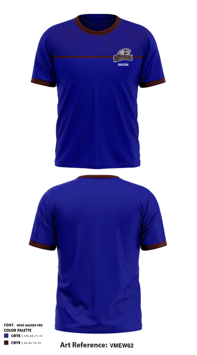 Bluefield High School Soccer 83056525 Short Sleeve Performance Shirt - 2