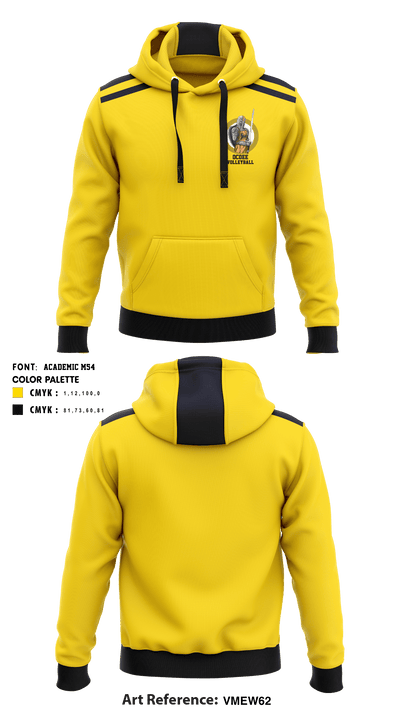 Ocoee High School Volleyball 86759359 Hoodie - 1