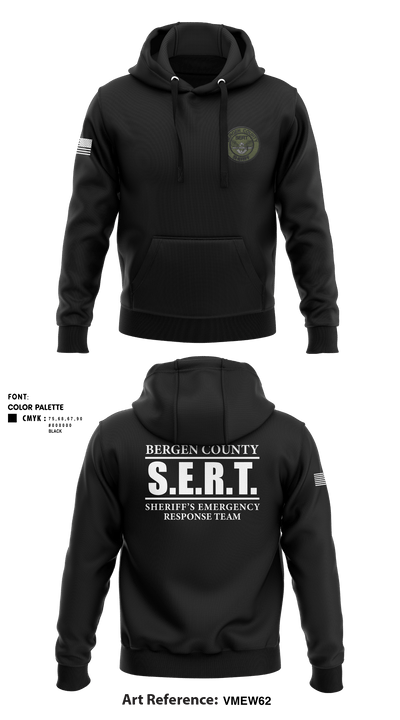 Sheriff’s Emergency Response Team 83392205 Hoodie - 1