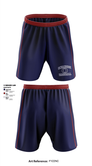 Athletic Shorts With Pockets, Oceanside Little League, Baseball, Teamtime, Team time, sublimation, custom sports apparel, team uniforms, spirit wear, spiritwear, sports uniforms, custom shirts, team store, custom team store, fundraiser sports, apparel fundraiser