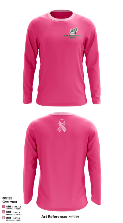 Cedar Park Timberwolves 13556335 Long Sleeve Performance Shirt - 2