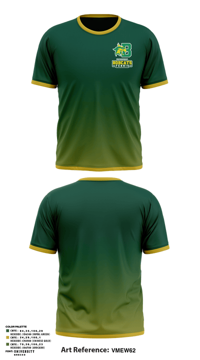 Bobcat Tennis 31904362 Short Sleeve Performance Shirt - 2