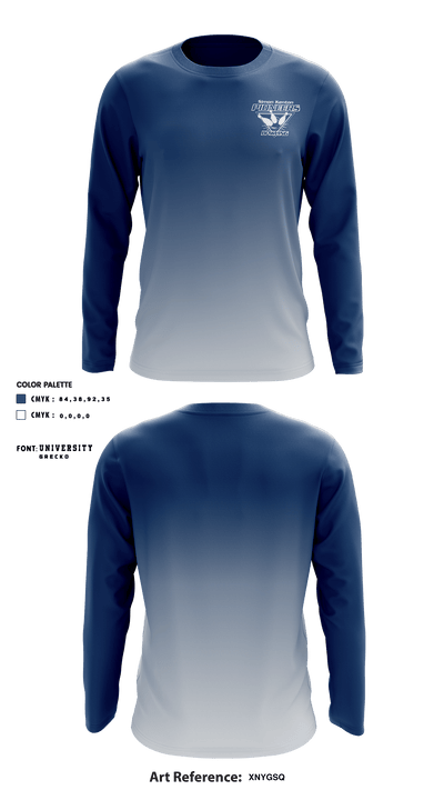 Simon Kenton High School Bowling 82066832 Long Sleeve Performance Shirt - 1