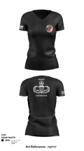 USASOC 89030074 Women's Short Sleeve V-neck Shirt - 1