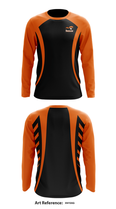 Tusculum College Soccer 77725640 Long Sleeve Performance Shirt - 1
