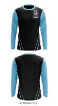 Cabarrus Charter Academy 91554258 Long Sleeve Performance Shirt - 1