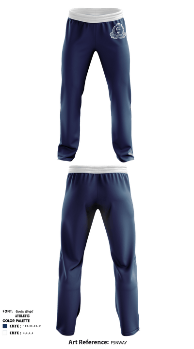Old Dominion Monarchs Football 73168069 Sweatpants - 1