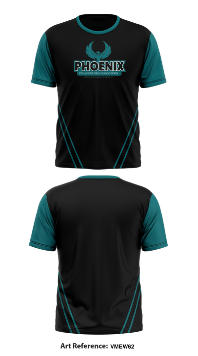 New Augusta Public Academy North Middle School 1913835 Short Sleeve Performance Shirt - 1