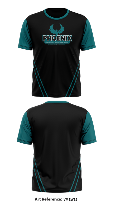 New Augusta Public Academy North Middle School 1913835 Short Sleeve Performance Shirt - 1